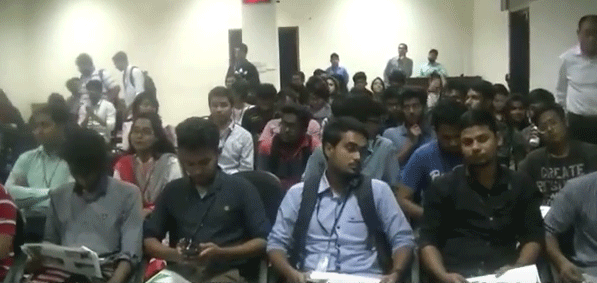 Briefing session in University